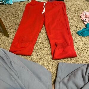Wild Fable Red Track Pants